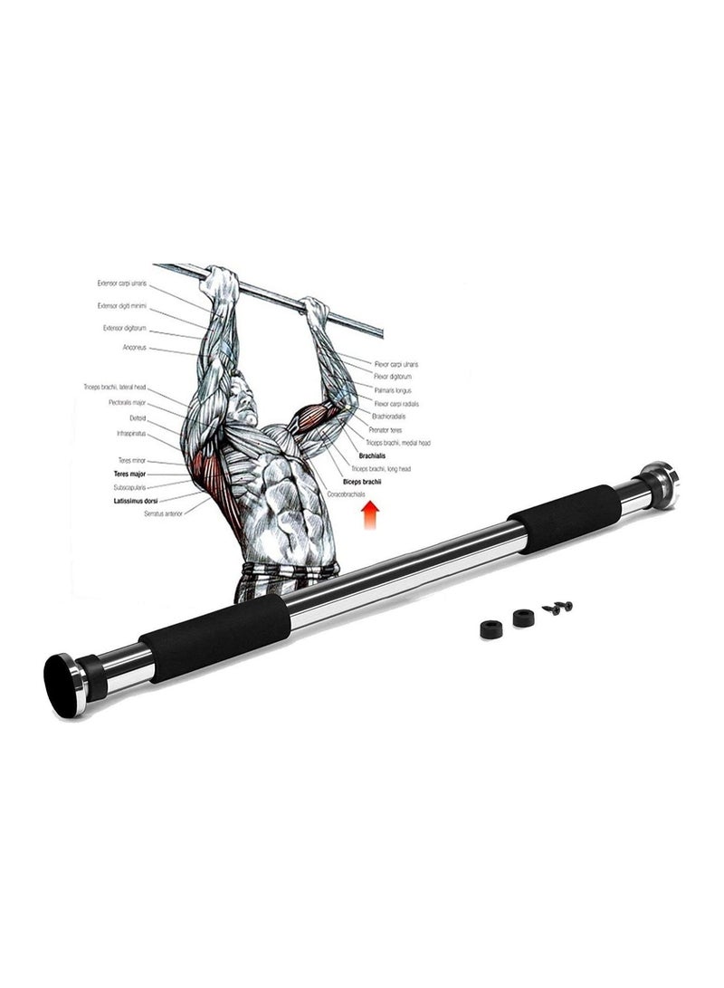 سبورت كيو عمود تمرينات الصالة الرياضية، عمود تمرين بمدخل المنزل مقاس 62-100 سم، عمود تمرينات الصالة الرياضية لممارسة تمارين الدماغ واللياقة البدنية مقاس قابل للتعديل - Image 2